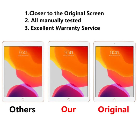 LCD Touch Screen For Apple iPad 7 8 9 iPad 10.2 2019 2020 2021 A2197 A2270  Assembly Digitizer Front Glass Display Panel Replace