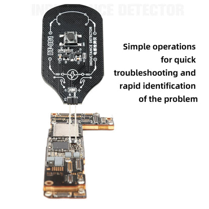 DT-001 YCS Y01 Herramienta de prueba de bobinas y detector de inductores para placa base, para reparación de PC, comprobación rápida de fallos por inducción electromagnética