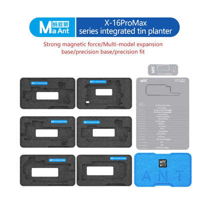 MAANT M072 iPhone X-16 Middle-Layer Reballing Stencil