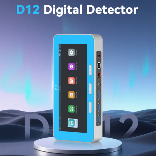 JCID JC D12 Herramientas de prueba de detector digital función multímetro Soporta la medición precisa del valor del diodo y el voltaje de CC (0-30V)