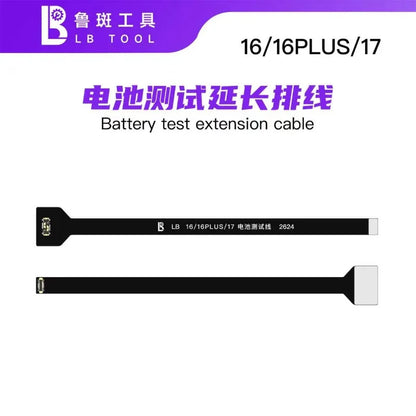 LUBAN Battery Extension Tester Flex Cable for IPhone 8 8P X XS XSM 11 12 13 14 15 16 17PRO MAX Mobile Phone Repair Tool