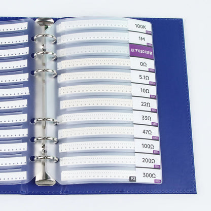 Luban mobile phone repair special capacitors, resistors, and inductors 200-300 ohms 2.2K storage book
