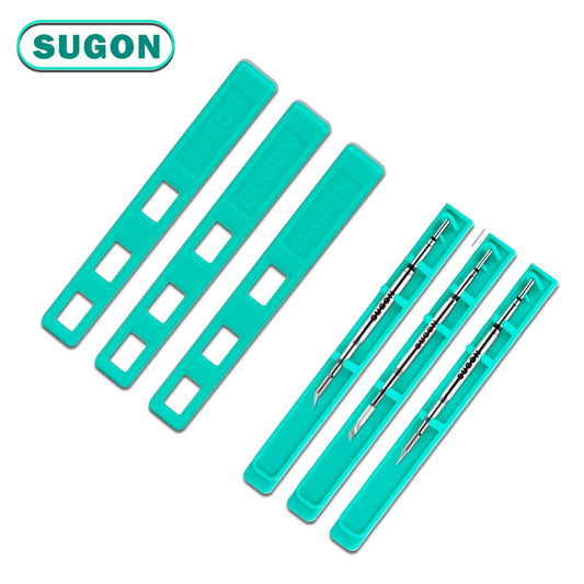 Puntas de soldador SUGON Serie C210 S210 Núcleo calefactable Compatible con Estación de soldar JBC Original Mango T210