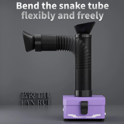 LANRUI LR-03 Desktop Soldering Fume Extractor with 3-Layer Filtration