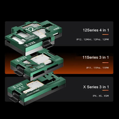 YCS Motherboard Layered Testing Frame For IP X XS 11 12 13 14 15 16 Pro Max Plus Middle Level Radio Frequency Function ISocket