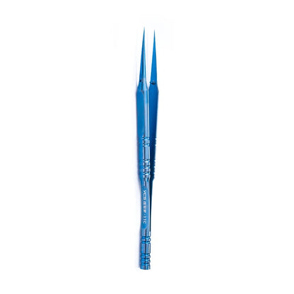 YCS Repair Titanium Alloy Curved Pointed Tweezers for Mobile Phone Computer Motherboard Chip Flying Wire Clamping Tweezers Tool