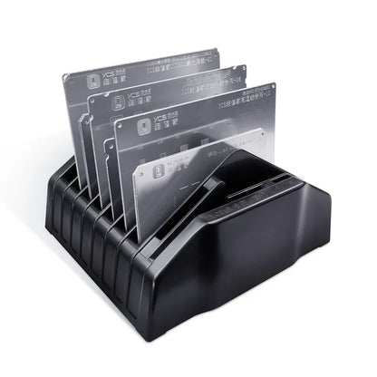 YCS YCS-W08 BGA Reballing Stencil Storage Box for Phone Motherboard Tin Planting Net Organizing Classifying Storage Box