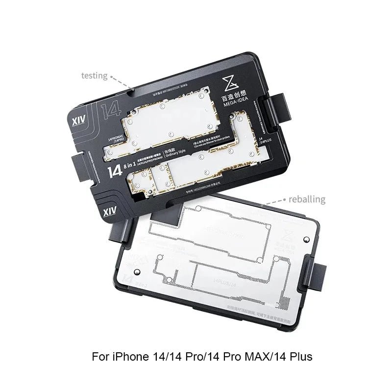 QIANLI ISocket Jig for iPhone X-17 Series motherboard test fixture double-stacked logic board disassemble reassemble repair tool