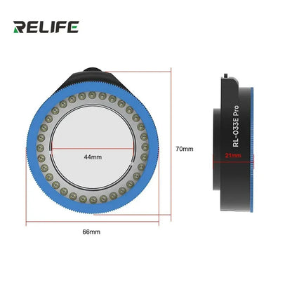 RELIFE RL-033E Pro microscope LED light source eliminates reflection, adjustable brightness dual polarized light source