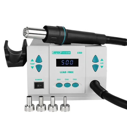 Aifen 861DW Pistola de aire caliente Estación de soldadura de retrabajo Pantalla digital inteligente Sin plomo para aplicación de cámaras Precio al por mayor