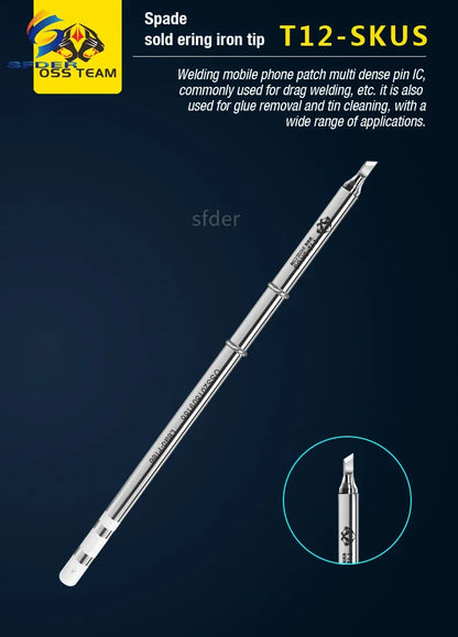 OSS T12 Soldering Iron Tips Integrated Heating Core for T12 Soldering Stations