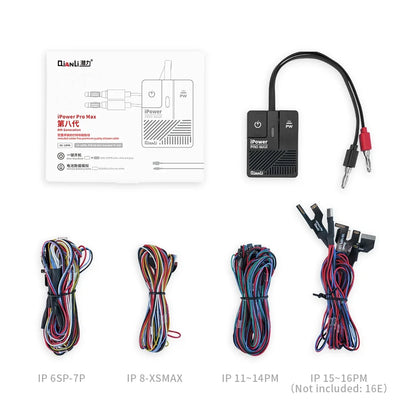Qianli IPower Pro Max DC Power Supply Test Cable for iPhone 6 6s 7 7s 8 8s X XS Max 11 12 13 14 15 16 Pro Max One-Button Boot