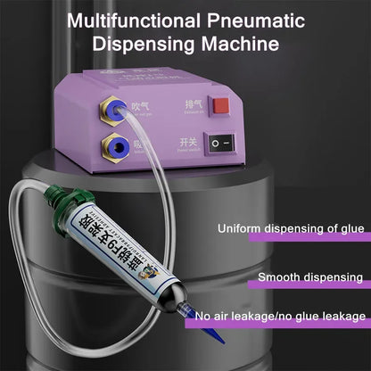 LANRUI Fengshen No.1 Pneumatic Glue Dispenser Auto Glue Applicator for 10ml/30ml Precision Dispensing For Phone Repair Tool