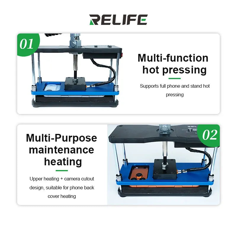 RELIFE LS5 SE Heating Press Platform Bidirectional Pressure LCD Screen Separator Tool Digital Temperature Control for Phone Repa