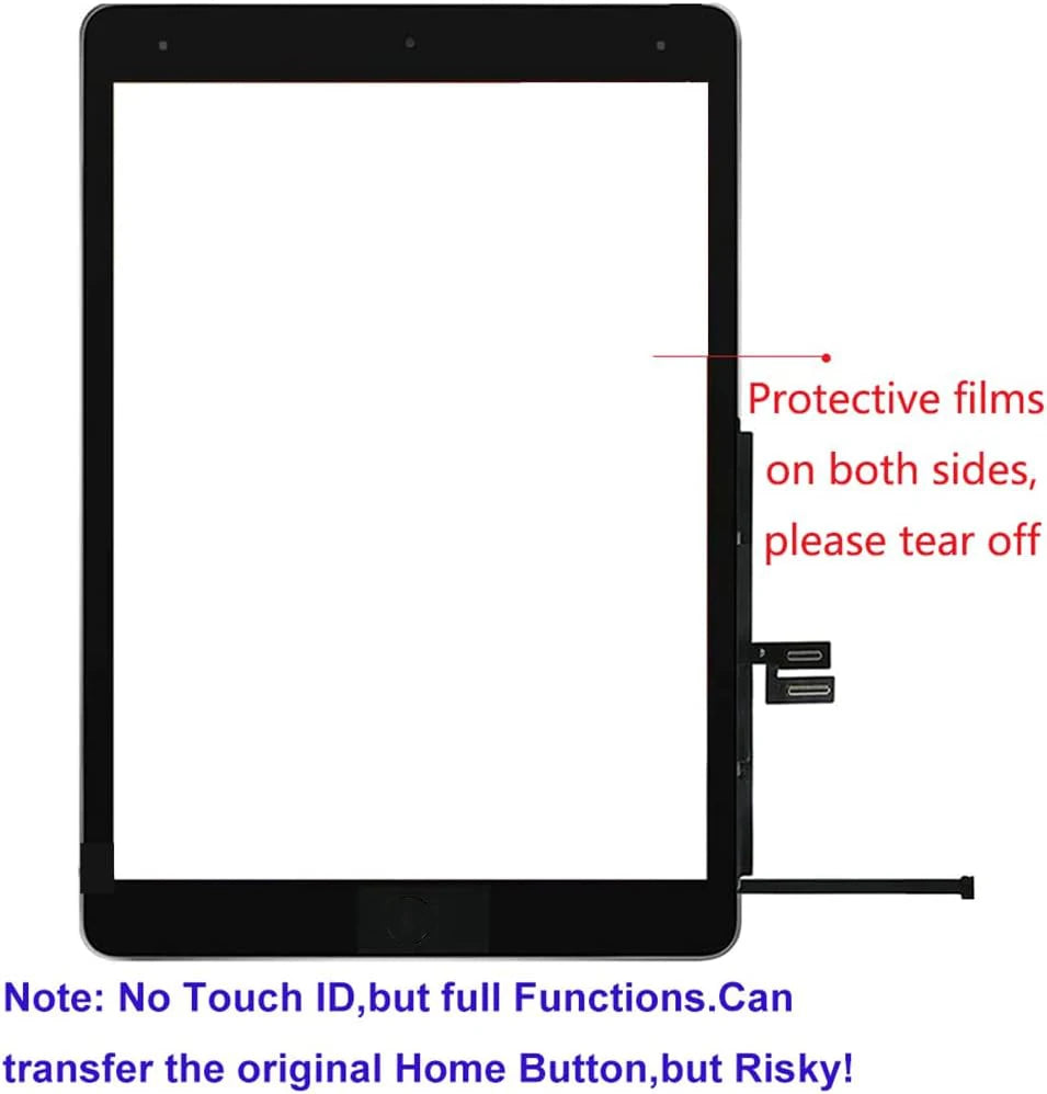 For iPad 9 9th Gen 2021 A2603 A2604 IPad9 10.2 LCD Outer Touch Screen Digitizer Front Glass Display Touch Panel Replacement