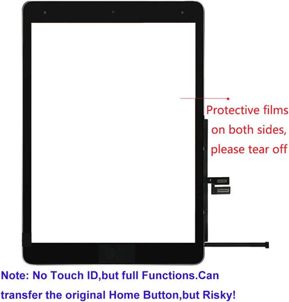 For iPad 9 9th Gen 2021 A2603 A2604 IPad9 10.2 LCD Outer Touch Screen Digitizer Front Glass Display Touch Panel Replacement