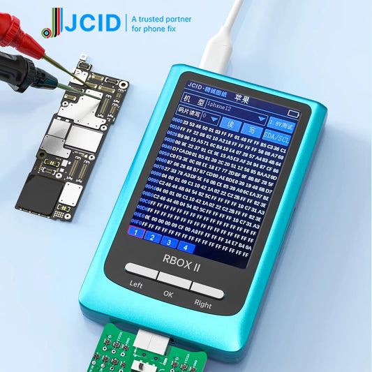 JC JCID RBOX Ⅱ Bus Analyzer for IPhone Android Quick Positioning Motherboard Signal Partial Faults Detection Repair Tool