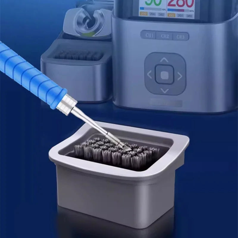 AiXun Soldering Tip Cleaning Brush, Removable Tip Cleaner for Soldering Iron, Remove Oxide Layer, Soldering Repair Tool
