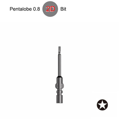 2UUL KAKA Adjustable Torque Screwdriver with Pentagonal 0.8 Cross 1.2 Y 0.6 Tool Precision Screwdriver Phone Disassembly Repair