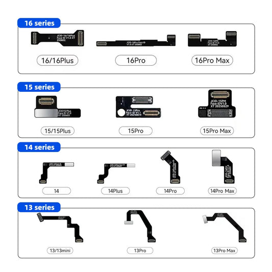 NEW JCID JC Tag Face id Flex Cable for IPhone 13 14 15 16 PRO MAX Mini JC Dot Matrix Repair No Welding Read and Write Data