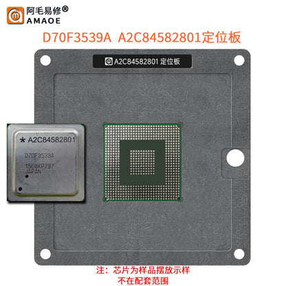 Kit de plataforma para reballing de BGA AMAOE para D70F3539A, A2C84582801 y A2C85753201