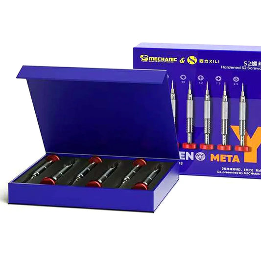 Juego de 6 destornilladores de precisión MECHANIC XILI para reparar teléfonos móviles