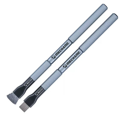 MECHANIC Steel/Fur Cleaning Brush for Smartphone Tablet PC Motherboard Chip Glue Removal Clean Dust Phone Repair Tools