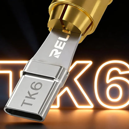 RELIFE TK6 Precisely Fits Type-C Interface Protect The Tail Plug From Damage and High-temperature Resistant Material Tools