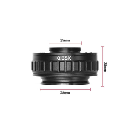 Adaptador ajustable AMAOE para cámara de microscopio con montura C y TV (0,35X/0,4X/0,5X)