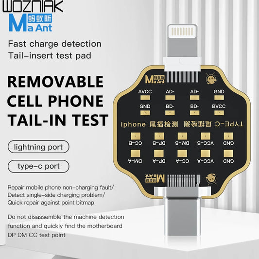 MAANT Micro-USB and USB-C Charging Port Test Board
