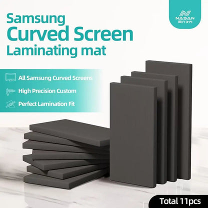 NASAN Samsung Curved Screen Lamination Pads, 11 Pieces