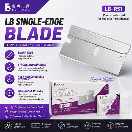 LUBAN LB-RS1 Single-Edge Adhesive Removal Blade
