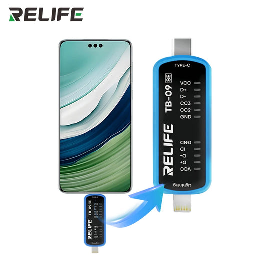 Probador de puerto Lightning/USB-C RELIFE TB-09 SE