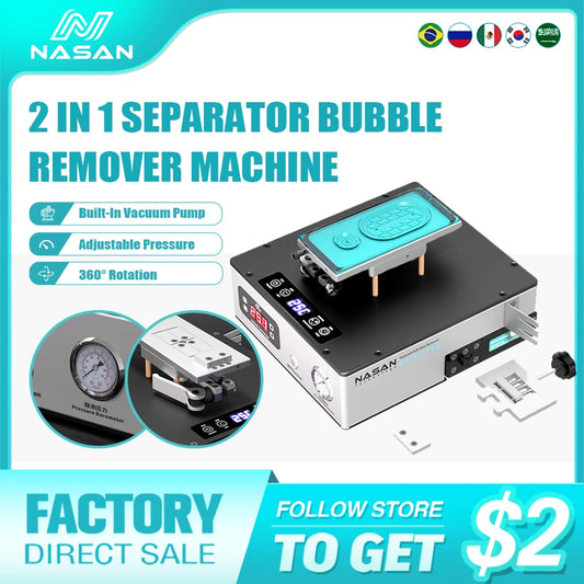 Separador de LCD y eliminador de burbujas NASAN B2+ Pro