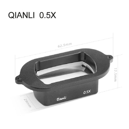 QIANLI Gorilla Microscope 0.5x 0.7x Teleconverter, using YCS integrated light 0.5x 0.7x extension Increase working distance