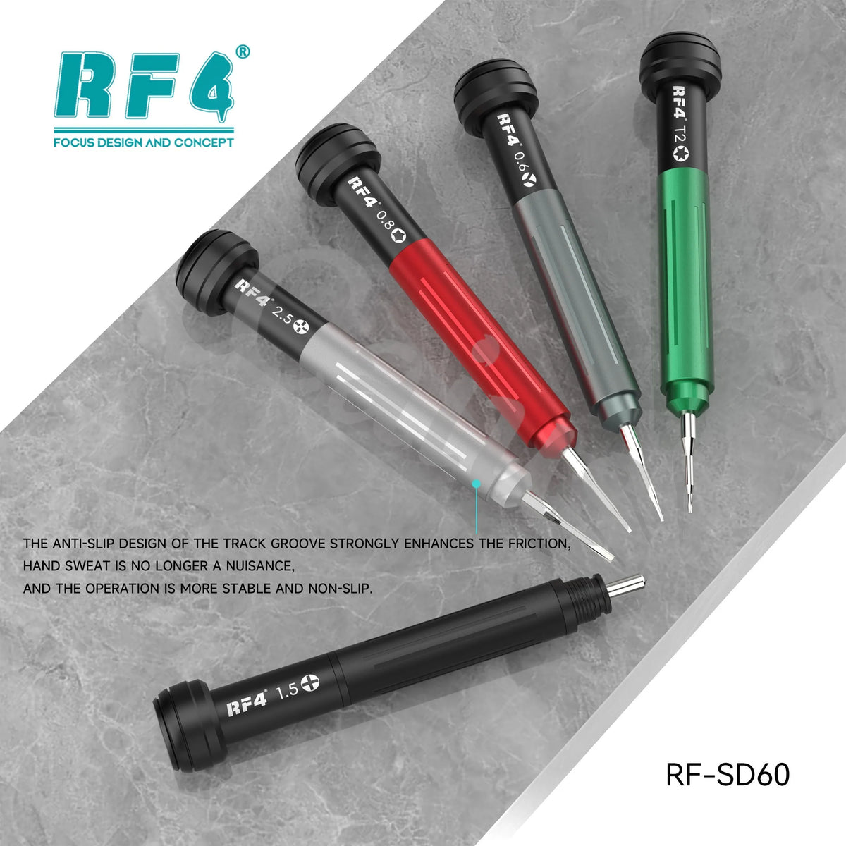 Destornillador y bolígrafo rompedor de vidrio trasero RF4 RF-SD60