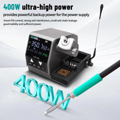 SUGON T61 Soldering Station 400W Compatible Soldering Iron Tip C470/245/210 Large Solder Joints Welding Rework Station