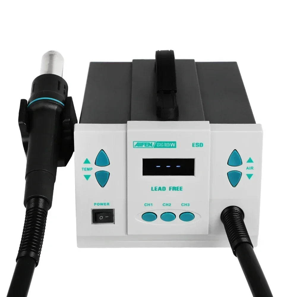 2026 AIFEN 861DW Hot Air Rework Soldering Station Portable Repair Equipment for Mobile Phone Fixing