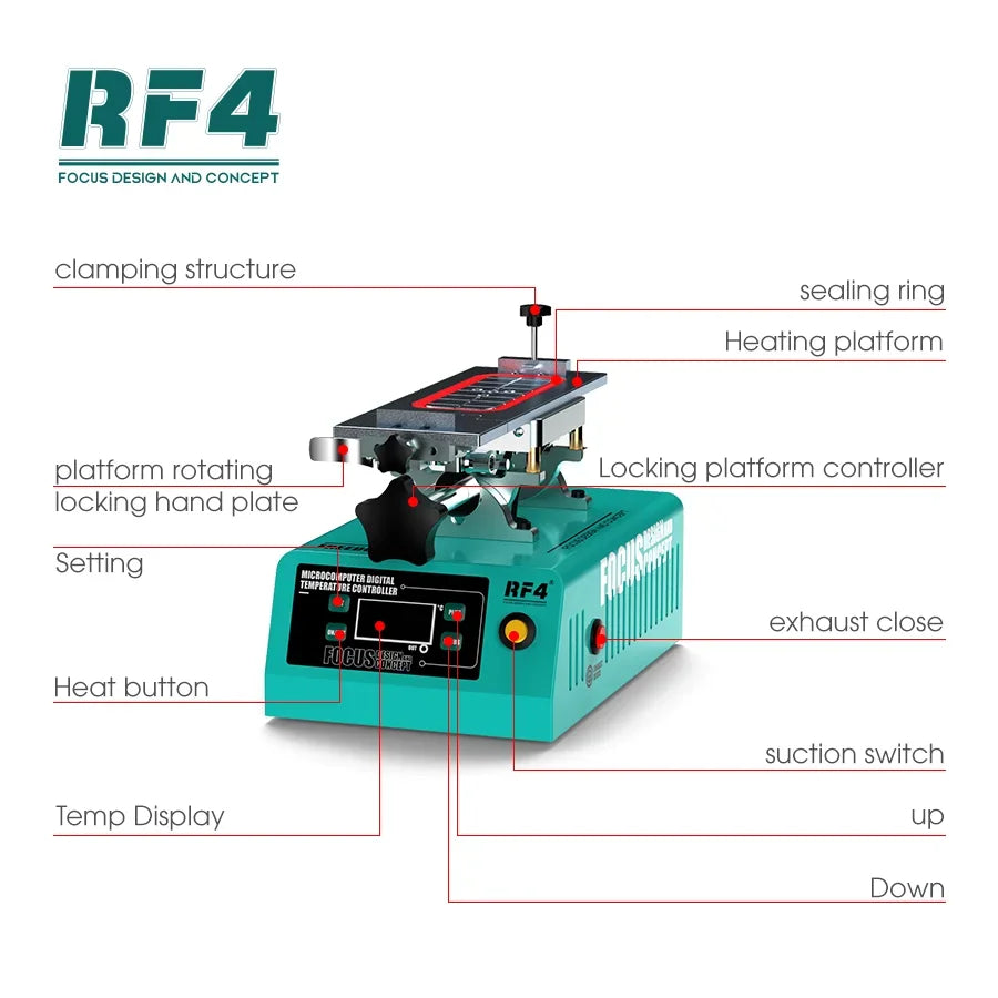 RF4 RF-FREEDOM Vacuum LCD Screen Separator