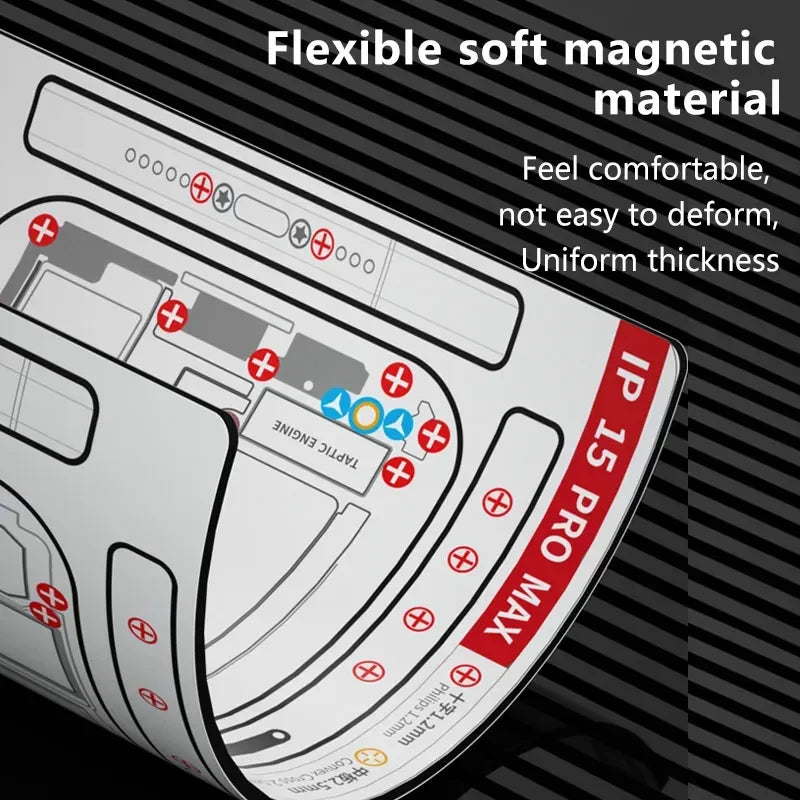 MaAnt screw positioning plus magnetic pad for iPhone X-15pro Max screw holder chart pad mobile phone repair and disassembly tool