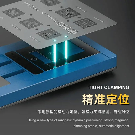 JTX T4 CPU BGA Reballing Fixture & 13 Stencils