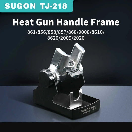 Soporte de mango para estación de retrabajo con pistola de aire caliente SUGON, compatible con bases 861/856/858/857/868/9008/8610/8620/2009/2020