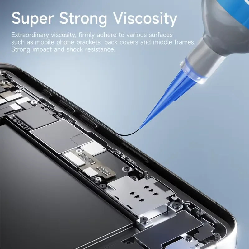 JCID TP Nano Repair Glue for Phone/Electric 3Min Cure Super Strong Fire-Resistant -16℃~62℃ Metal/Plastic/Glass Glue Phone Repair