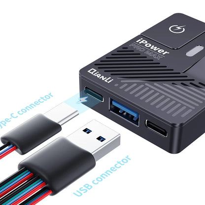 Cable de reparación de teléfono Qianli de 7.ª generación, cable de alimentación iPower Pro Max para iPhone 6G-14 Pro Max, línea de arranque de un solo botón