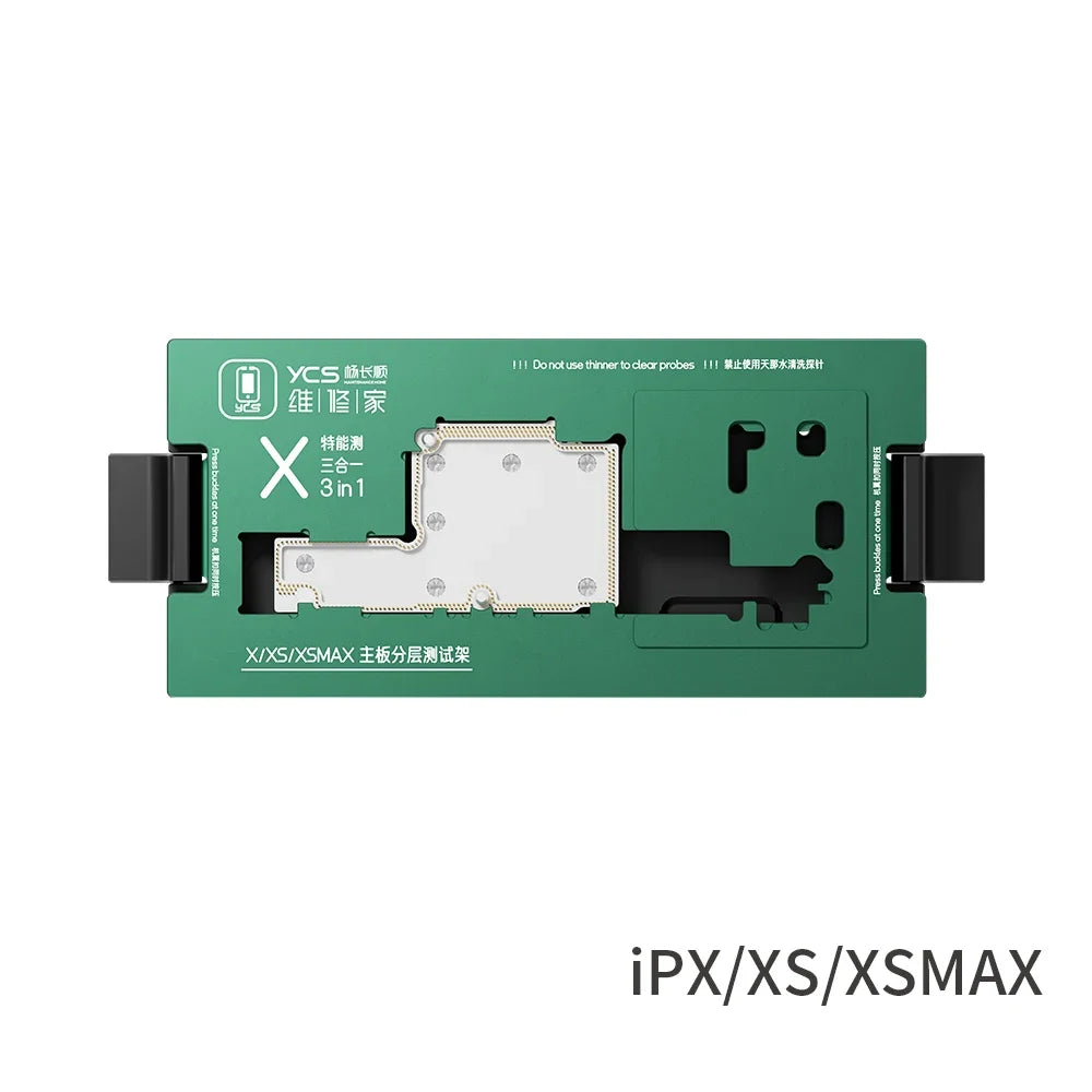 YCS Motherboard Layered Testing Frame For IP X XS 11 12 13 14 15 16 Pro Max Plus Middle Level Radio Frequency Function ISocket