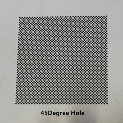 RELIFE  Universal 0.3/0.35/0.4/0.5  Parallel/45 Degree Hole BGA Stencil Multi-Purpose Solder Planting Steel Mesh Template
