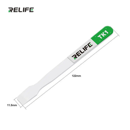 RELIFE TK1 Ceramic Solder Scraper Non-magnetic Anti-static For BGA Motherboard Chip Repair Tin Planting Tin Scraper