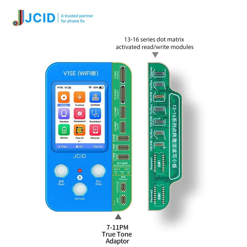 NEW JCID JC Tag Face id Flex Cable for IPhone 13 14 15 16 PRO MAX Mini JC Dot Matrix Repair No Welding Read and Write Data