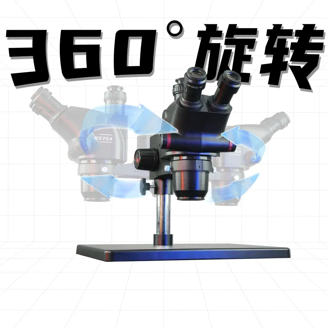 YCS Repairer YCS-6575X Trinocular Microscope 6.5x-75x times continuous zoom mobile phone repair equipment