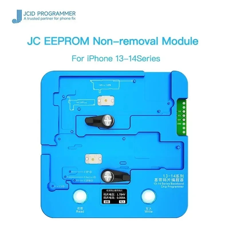 JCID Non-Removal Baseband & Logic EEPROM Chip Programmer for iPhone X-16 Pro Max